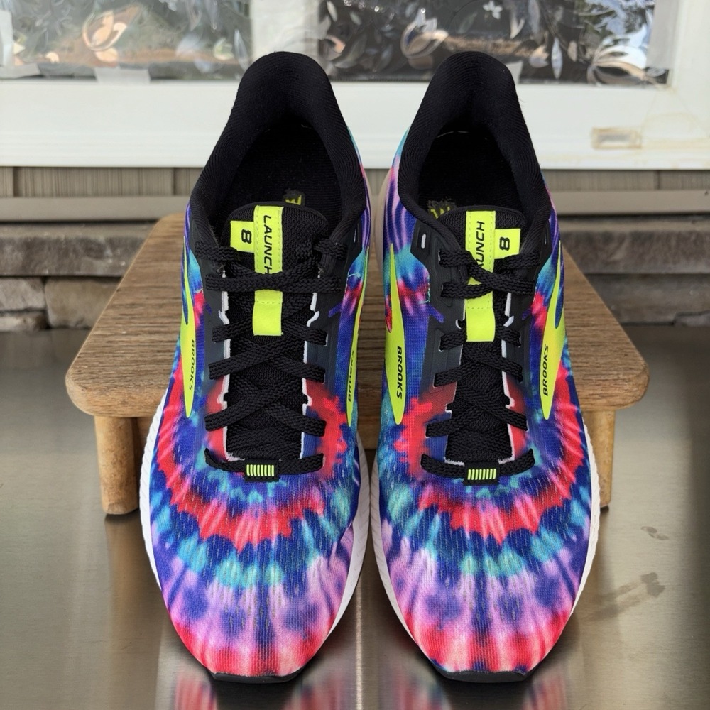 Size 9 -  BROOKS 'Launch 8'  Road Running Shoes - Tie Die Print 1203451B011 - Picture 12 of 12